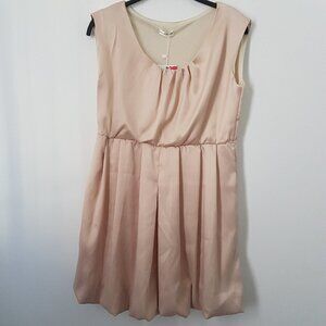 Lemon Style Ivory/Beige/Cream Sleeveless Dress, One Size - NWT